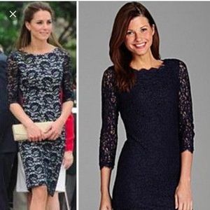 Adrianna Papell E! Red Carpet Lace Dress